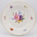 Zierteller Suppenteller original Meissen Porzellan Blumenbukett 23,5 cm