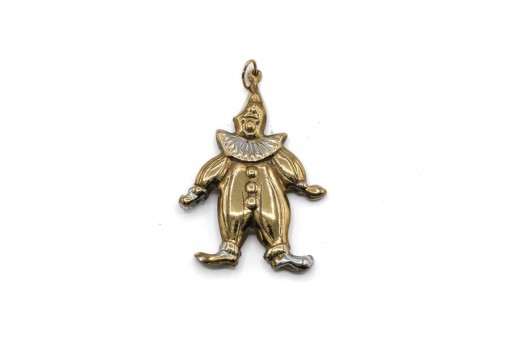 Anhänger Figur Clown Harlekin in 8 Kt. 333 Gold pendant