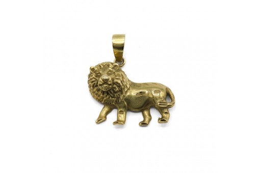 Anhänger Sternbild Sternzeichen Löwe lion für Kette in 8 Kt. 333 Gold