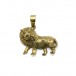 Anhänger Sternbild Sternzeichen Löwe lion für Kette in 8 Kt. 333 Gold