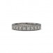 MONCARA Halbmemory Ring mit 10 Brillanten 0,65 ct. in 14 Kt. 585 Weißgold Gr. 58