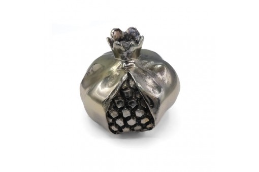 Briefbeschwerer Granatapfel in 925 Silber pomegranate paperweight silver