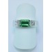 Ring mit Smaragd Diamanten Brillanten in 18 Kt. 750 er Gold 50 Expertise RAR