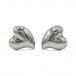 Ohrclips Ohrringe in Herzform aus 925er Silber Sterling Clip Damen