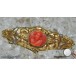 Armreif in aus 14 Kt 585 Gold Biedermeier Tracht mit Koralle Armband antik