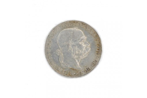 Silbermünze Österreich - Ungarn 5 Kronen Kaiser Franz Joseph 1907
