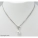 Collier mit Perle Perlen Brillant Diamant 750 er 18 Kt. Gold Hals Kette top!