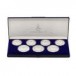 Coin Münzen Münzsatz Moskau 1980 Olympiade 900 Silber Rubel Stempelglanz 17338