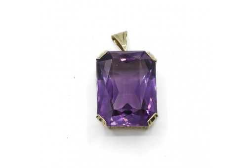 Anhänger mit Amethyst 35 ct. in 14 Kt. 585 Gold pendant