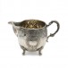 Milchkännchen in 800 Silber antik floral verziert milk jug silver