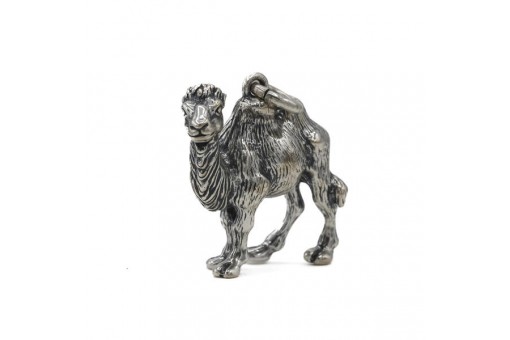 Anhänger in 835er Silber Kamelfigur für Kette Tier Camel Pendant Silver