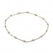 Collier Kette mit Perlen Perl in 750 18 kt Gelbgold Pearl Länge 46 cm