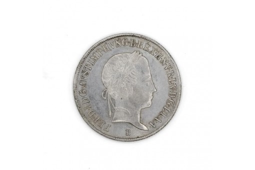 Silbermünze Ungarn Kaiserreich Ferdinand I. 20 Krajczar 1848 B
