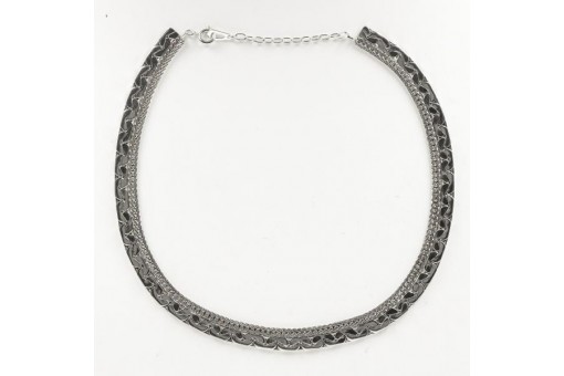 Collier Hals Kette in aus 925 er Sterling Silber silver chain Länge 43 - 49 cm