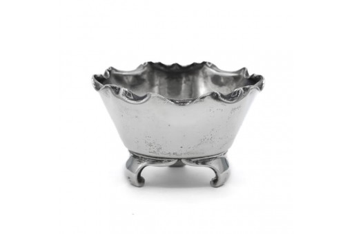 Anbietschälchen Gewürzschälchen London 1883 in 925 Silber silver bowl