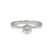 Ring mit Brillantsolitär 0,548 ct. in 18 Kt. 750 Gold IHK & DPL Expertise Gr. 54