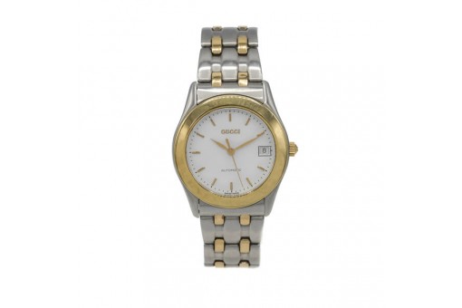 HAU GUCCI Automatic 530/536M Stahl Gold Datum um 1990