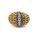 Ring mit Brillanten Diamanten 0,15 ct Rubin in 750 18 kt Gold Gr.56