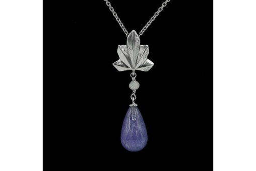 Collier Phoenix Juwelier SPRECKELSEN Hamburg mit Safir und Brillanten 750 Gold