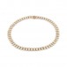 Perlencollier Perlenkette 3- reihig 44,5 cm Schließe und Kugeln 14 Kt. 585 Gold