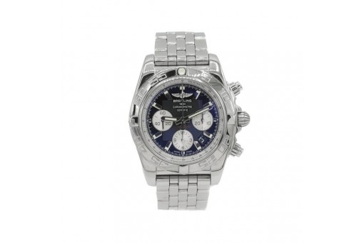 BREITLING Chronomat 44 Automatik AB0110 aus 2011, Revision 2021 Box & Papiere