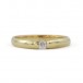Ring mit Brillant Diamant Marke Christ in 333 8 Kt Gold Solitär Grösse 56