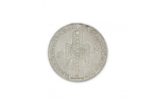 5 Mark BRD Germanisches Museum 1952 D Silber J. 388 Coin Sammlerstück