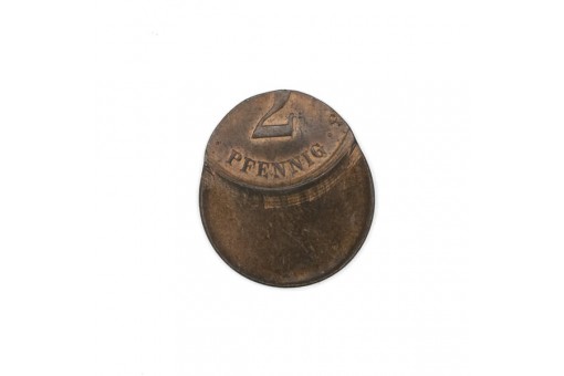 Kursmünze Fehlprägung Kaiserreich 2 Pfennig 1873 D Jäger Nr. 2 Sammlerstück