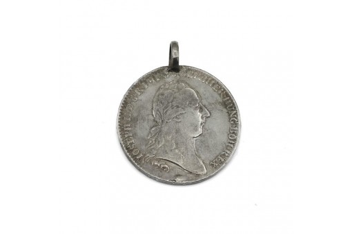 Haus Habsburg Taler Kronentaler 1789 Franz II. gehenkelt Charivari Sammlerstück