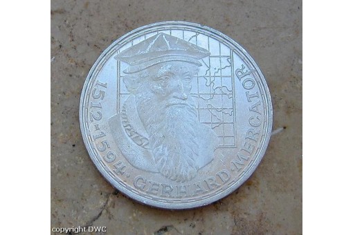 5 DM BRD 1969 F Mercator " langes R " Jäger 400 625 Silber 8598 Sammlerstück
