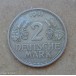 Münze 2 Mark BRD 1951 G Trauben und Ähren J 386  Cu - Ni  Münzen Sammlerstük