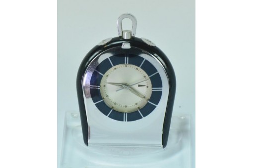 Reisewecker Jaeger Le Coultre Memovox 1960 Alarm Uhr mit Etui Sammlerstück