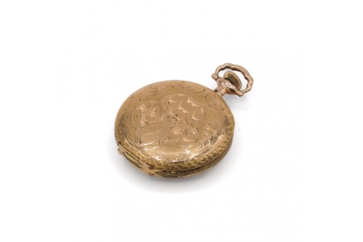 Taschenuhr pocket watch HAMPDEN Molly Stark USA um 1910 Handaufzug Sammlerstück