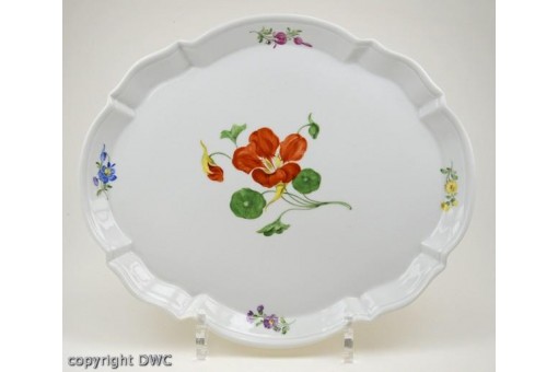 Anbietschale Meissen Dekor Feldblume Porzellan Blumen Tablett Sammlerstück