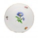 Kuchenplatte Servierplatte original Meissen Porzellan Sammlerstück 34,5 cm.