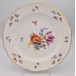 Teller original Meissen Porzellan Blumenn und Insekten Knaufzeit Sammlerstück
