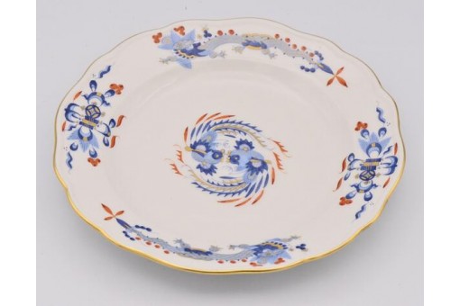 Teller original Meissen Porzellan reicher blauer Drache 16,5 cm Sammlerstück