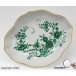 Anbietschale Schälchen Nuss Indisch grün original Meissen Porzellan Sammlerstück