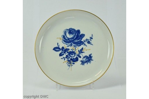 Teller Porzellen original Meissen mit Zertifikat Blume 17,5 cm Sammlerstück