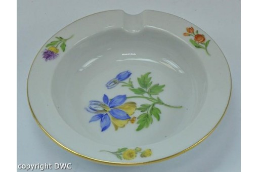 Aschenbecher Feldblume Porzellan 9 cm Marken original Meißen Sammlerstück