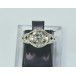 Ring mit Diamanten Brillanten in 585 Gold Grösse 53 antik Expertise Sammlerstück