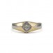 Ring Art déco mit Altschliffdiamant 0,20 ct. 14 Kt. 585 Gold Gr. 58 Sammlerstück