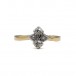 Ring Art Déco mit Altschliffdiamanten 0,25 ct. 585 Gold Gr. 57 Sammlerstück