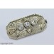Art Deco Ansteck Diamant Brosche Nadel 14 Kt 585 Weißgold Sammlerstück