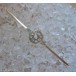 Brosche Nadel mit Diamantrosen in 14 Kt 585 Gold Antik Diamanten Sammlerstück
