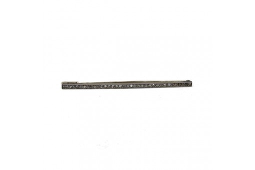 Brosche Nadel antik mit 36 Diamantrosen in 14 Kt. 585 Gold Sammlerstück