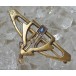 Nadel Brosche mit Saphir Safir Perle 14 Kt. 585 Gold Jugendstil Sammlerstück