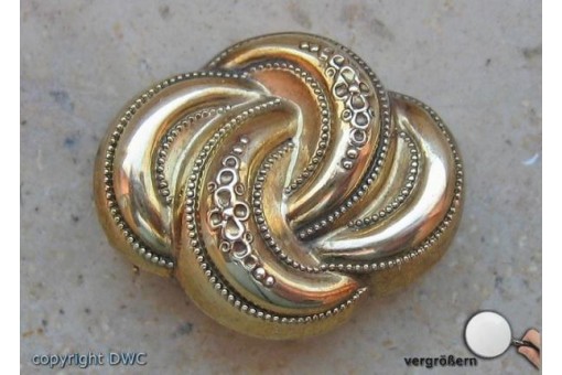 Brosche Goldbrosche 333 Gold Schmuck Biedermeierbrosche antik Sammlerstück