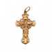 Anhänger Kreuz Kruzifix in 14 kt 585 Rotgold Pendant Antik Glauben
