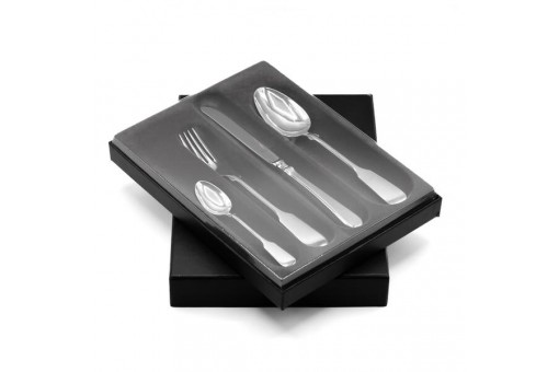 Silberbesteck Set 4 tlg. Robbe & Berking Spaten 800 Silber neu und unbenutzt Box